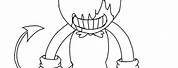 Evil Bendy Coloring Pages