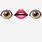 Eye Lip Eye Emoji