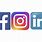 Facebook Instagram LinkedIn Logo