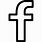 Facebook Logo Outline SVG