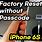 Factory Reset iPhone 6s
