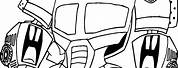 Fighting Robot Coloring Pages