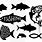 Fish Silhouette Free SVG Files