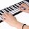 Flat Piano Keyboard