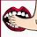 Foot in Mouth Clip Art