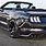 Ford Mustang GT Black Convertible