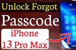Forgot Passcode iPhone 13 Pro Max