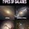Four Different Types of Galaxies