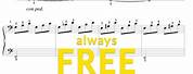 Free Download Piano Sheet Music