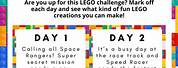 Free LEGO Printable 30-Day Challenge
