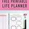 Free Printable Life Planner Pages