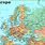 Free Printable Map of European Countries