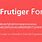 Frutiger Font Family Free