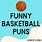 Funny Basketball Jokes
