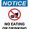 Funny No Eating Signs