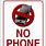 Funny No Phone Signs