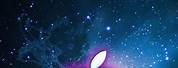 Galaxy Wallpaper for iPhone Apple Logo