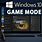 Game Mode Windows 10