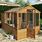 Garden Shed with Lean to Greenhouse