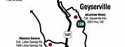 Geyserville Wineries Map