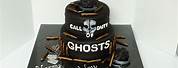 Ghost Call of Duty Birthday Cake