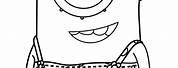 Girl Minion Coloring Pages
