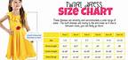 Girls Dress Length Size Chart
