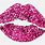 Glitter Kiss Lips
