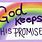 God Keeps His Promises Clip Art