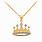 Gold Crown Pendant