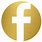 Gold Facebook Logo Transparent