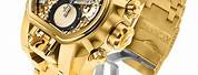 Gold Invicta Reserve Watch