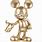 Gold Mickey Mouse