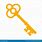 Golden Key Icon