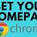 Google Chrome My Homepage