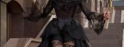 Gothic Skirt with Corset