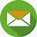 Green Email Symbol