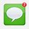 Green Message Icon