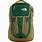 Green North Face Backpack