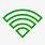 Green WiFi Outline Image