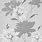 Grey and White Floral Wallpaper