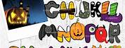 Halloween Letters Clip Art