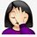 Hand On Face Emoji Girl