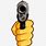 Hand with Gun Emoji