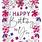 Happy Birthday Card Flowers