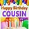 Happy Birthday Cousin Clip Art