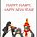 Happy New Year Penguin