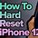 Hard Reset iPhone 12 Pro Max