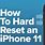 Hard Restart iPhone 11