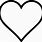 Heart Emoji Black Outline